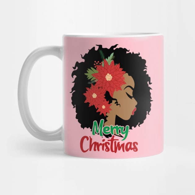 Merry Christmas, Black Woman by UrbanLifeApparel